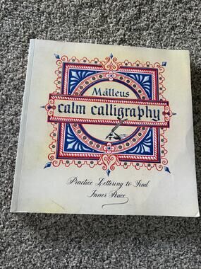 Calm Calligraphy workbook by Harper Design